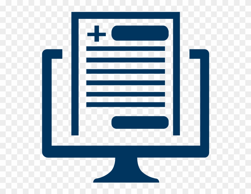 Introduction To Accessible Documents - Electronic Medical Records Icon Clipart