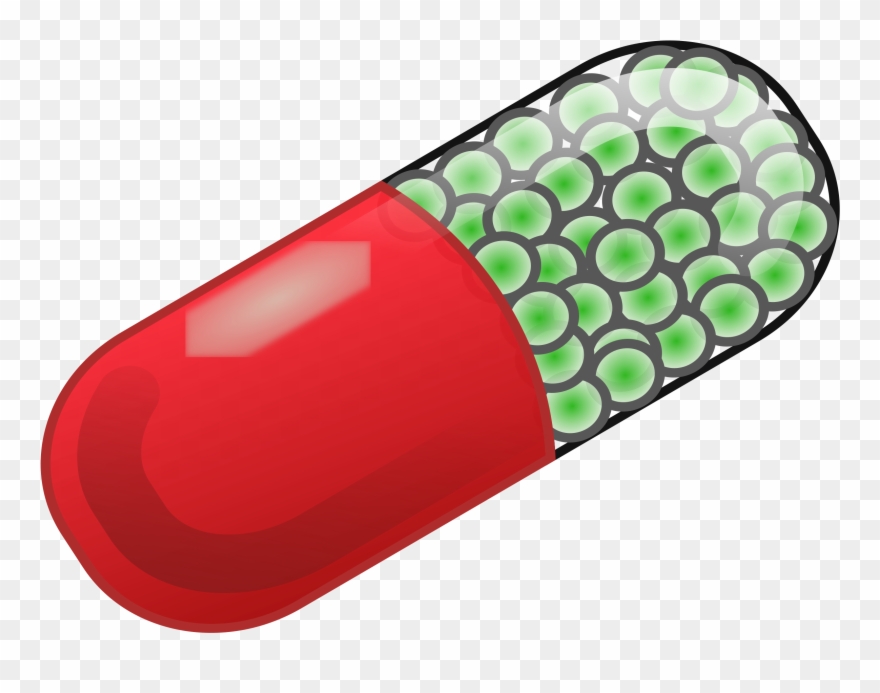 Capsule Pharmaceutical Drug Tablet Computer Icons Pharmaceutical - Capsule Clipart - Png Download