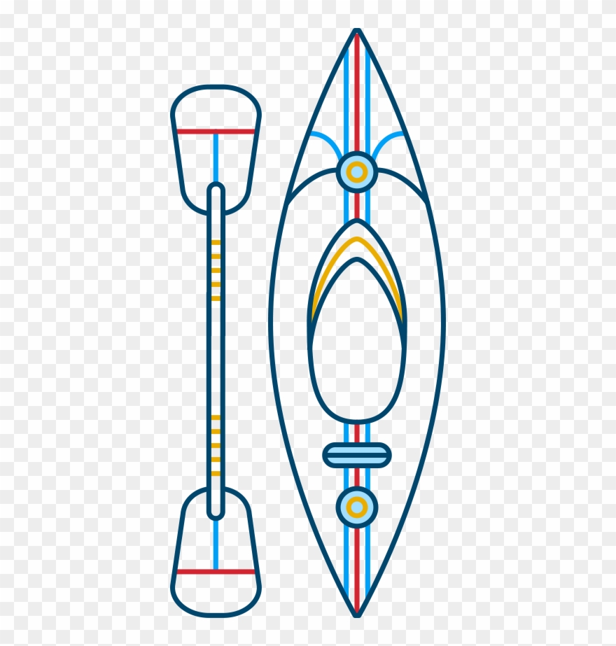 Single Kayak Clipart