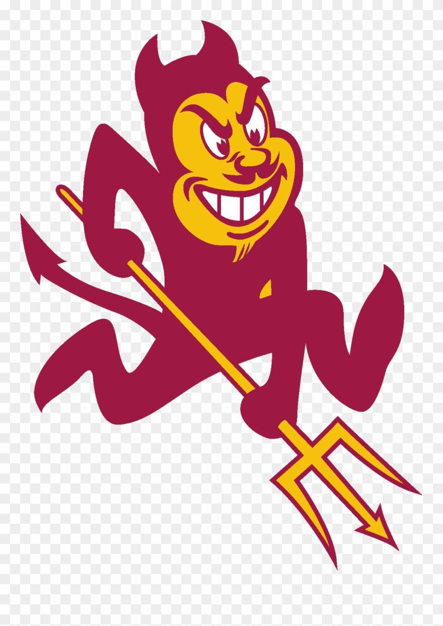 Sparky - Arizona State Sun Devils Logo Png Clipart