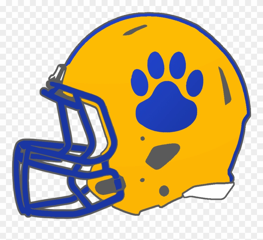Quitman Panthers - Oak Grove Football Helmet Clipart