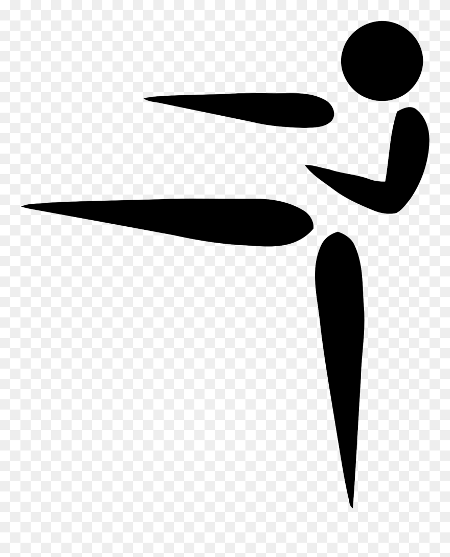 Karate At The Summer Olympics Wikipedia - Karate Pictogram Clipart