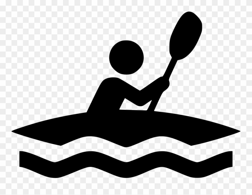 Kayak Clipart Svg - Kayak Icon Png Transparent Png