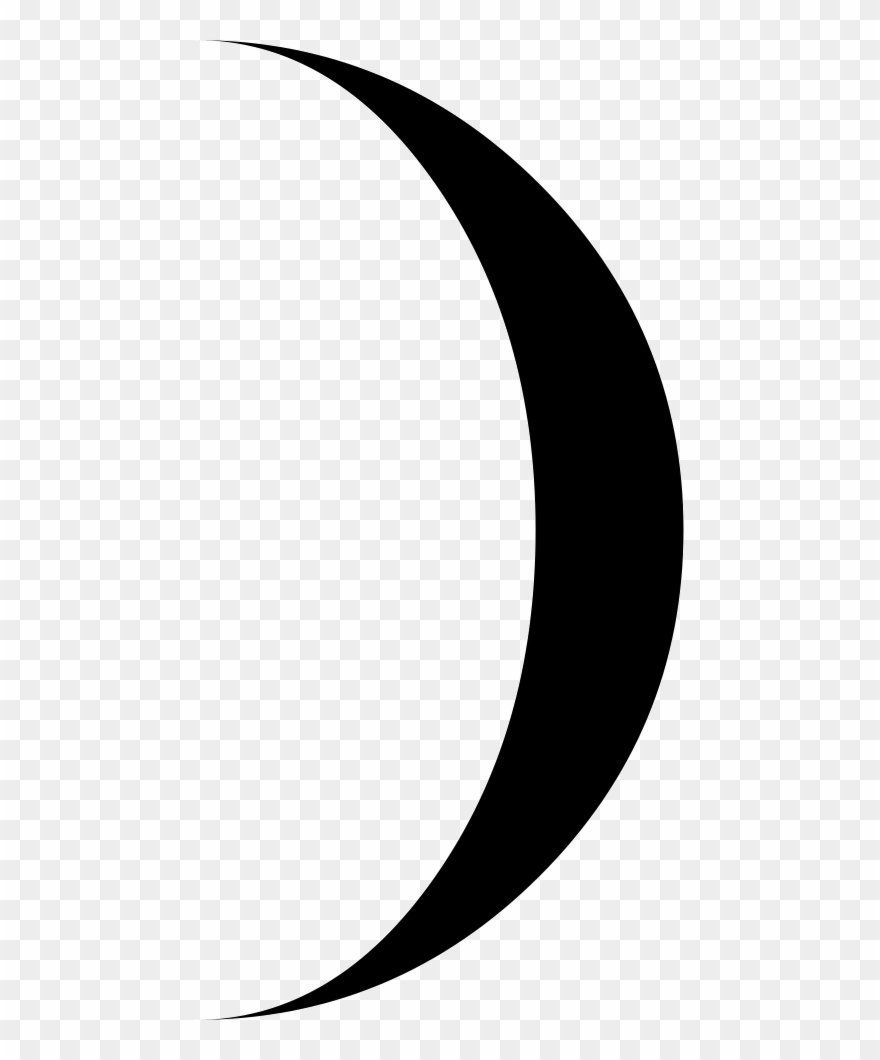 Moon Phase Circular Weather Symbol Comments - Circle Clipart