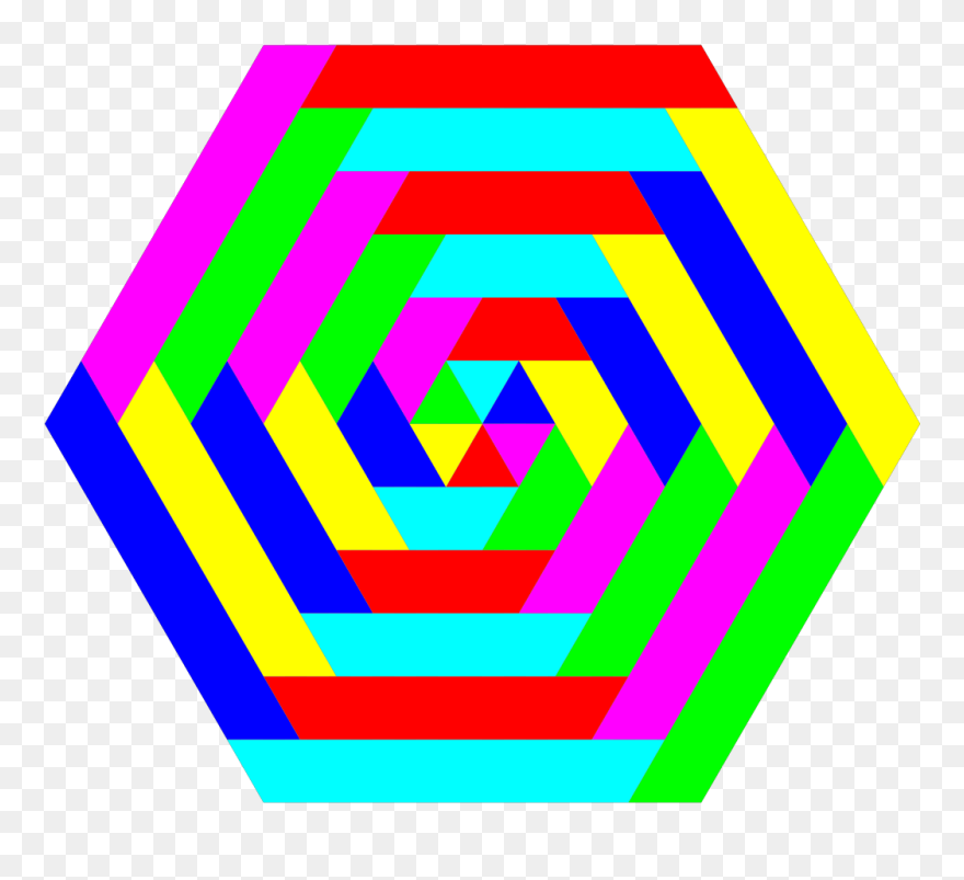 Hexgon Triangle Stripes Clipart Png Transparent Png