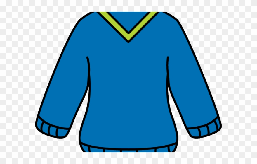 Stripe Clipart Woolen Sweater - Jumper Clipart - Png Download
