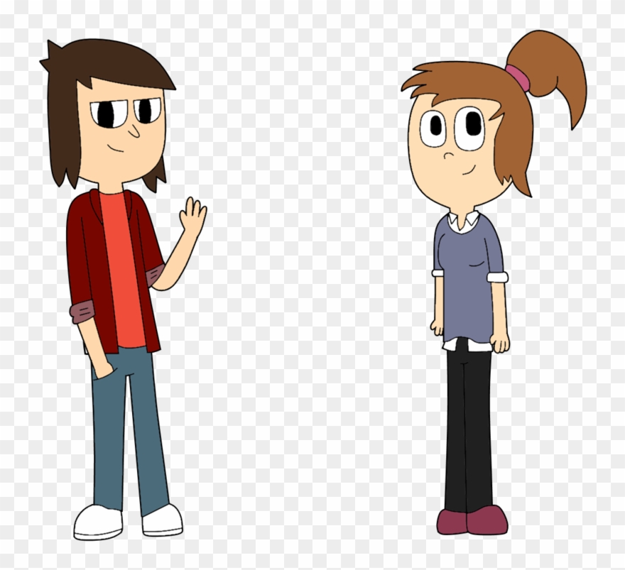 Couple Clipart Stick Figure - Drawing - Png Download