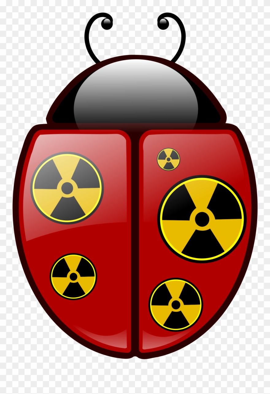 Ladybird Beetle Computer Icons True Bugs Asian Lady - Radioactive Decay Clipart