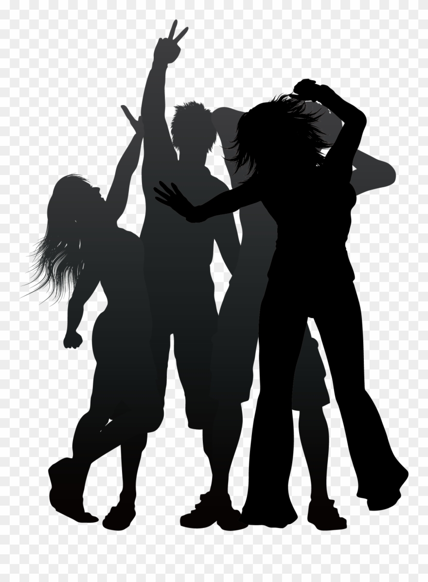 Nightclub Png For Free Download On - Party Silhouette Background Png Clipart