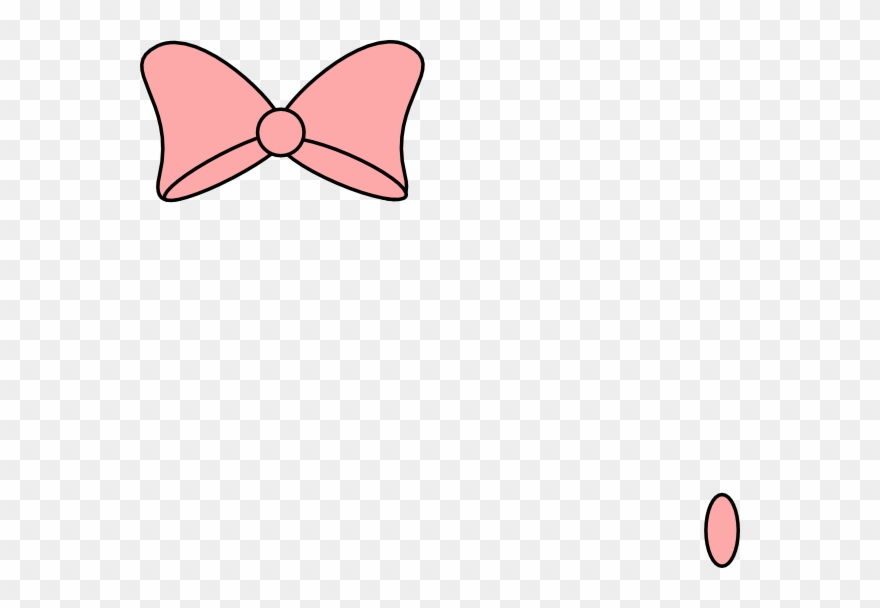 Small Pink Bow Clipart - Png Download
