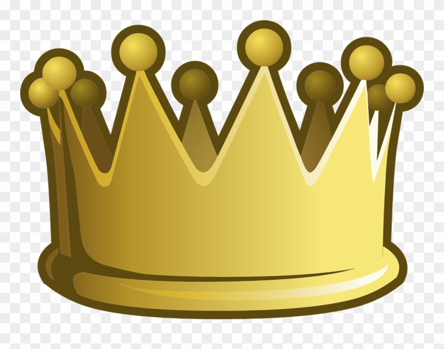 Golden Clipart Yellow Crown - Clip Art Of Crown - Png Download