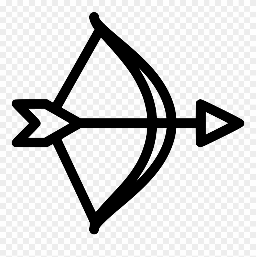 Png File - Bow And Arrow Vector Clipart