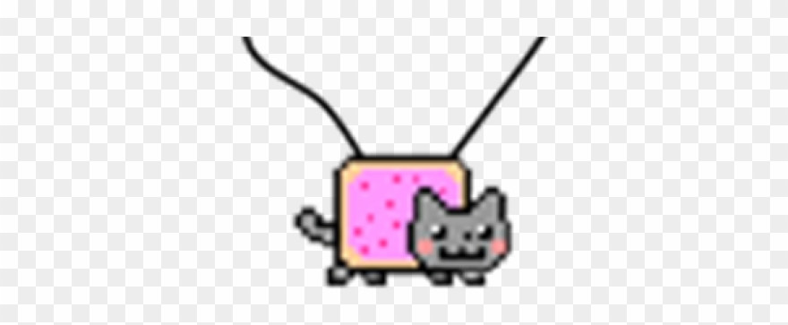 Necklace Clipart Roblox - Nyan Cat Round Ornament - Png Download