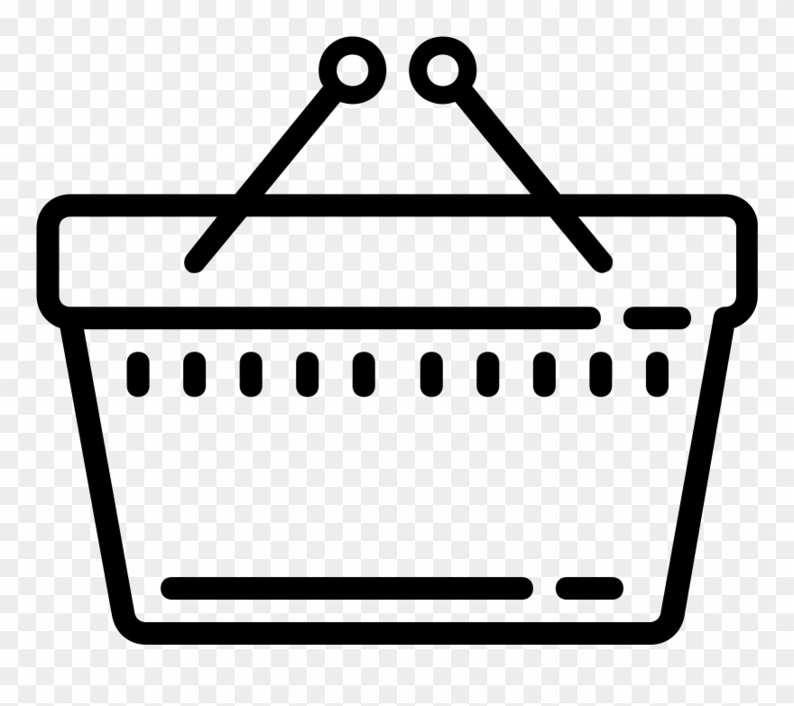 Shopping Basket Icon It Is A Shopping Basket Used At - Icon Clipart