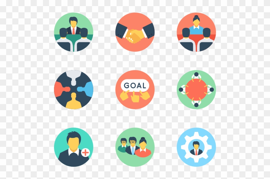 Teamwork Clipart Production Team - Profile Icons - Png Download