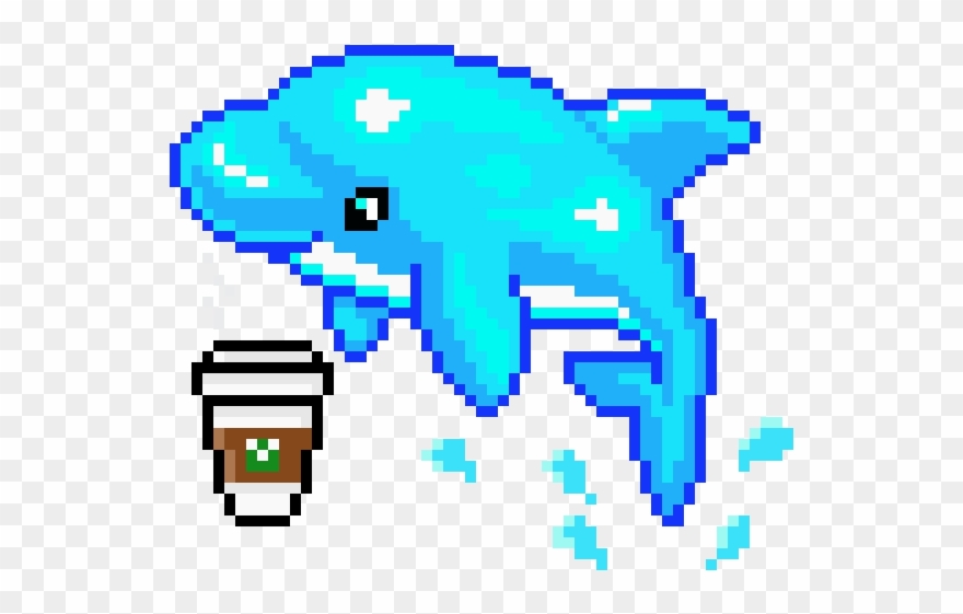 Sea Nico Latte - Pixel Art Clipart