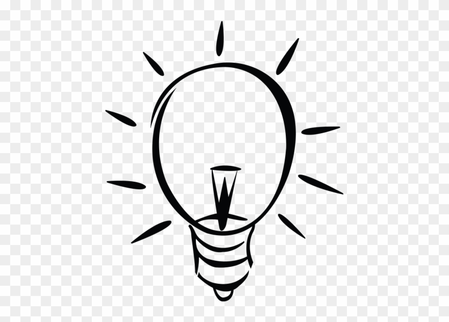 Clipart Light Hand Painted Lamp - Drawing - Png Download