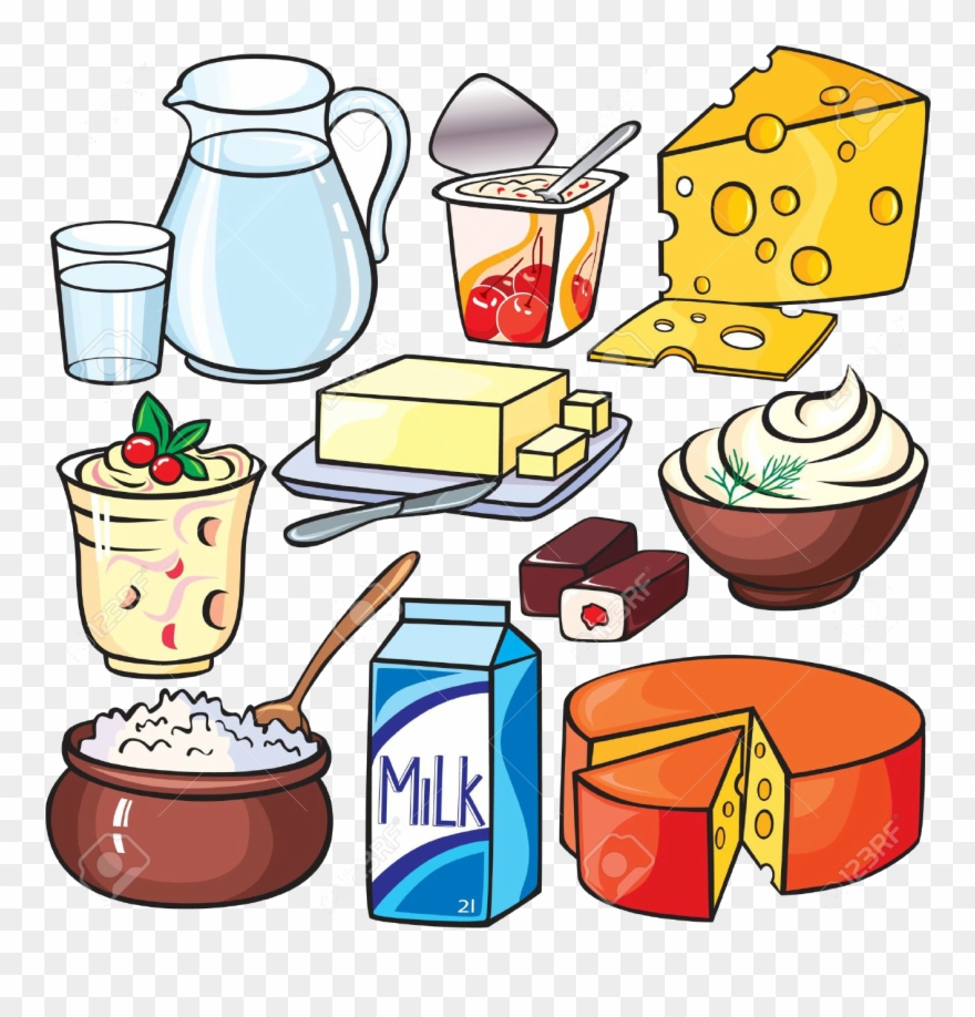 Alone Doesn't Affect Blood Sugar Level Of People With - Milk And Milk Products Clipart - Png Download