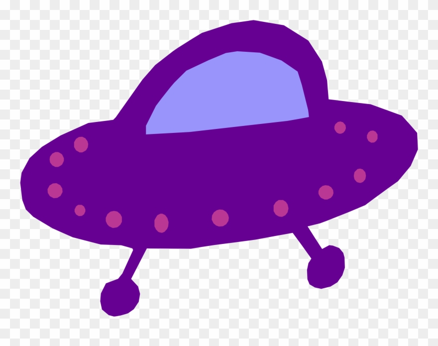 Ufo Clipart Purple - Нло Клипарт - Png Download