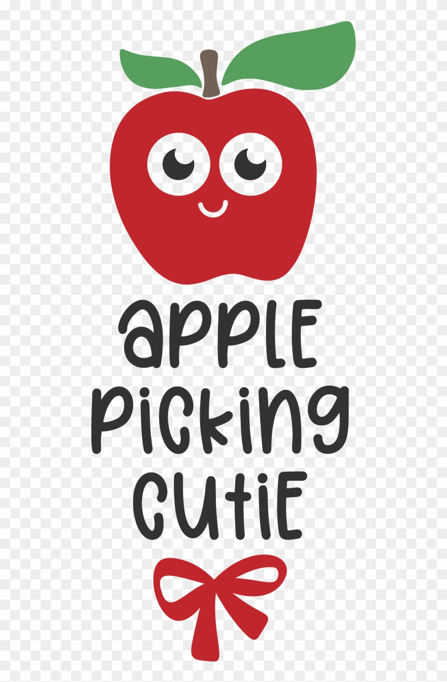 Apple Picking Cutie Image - Clip Art - Png Download