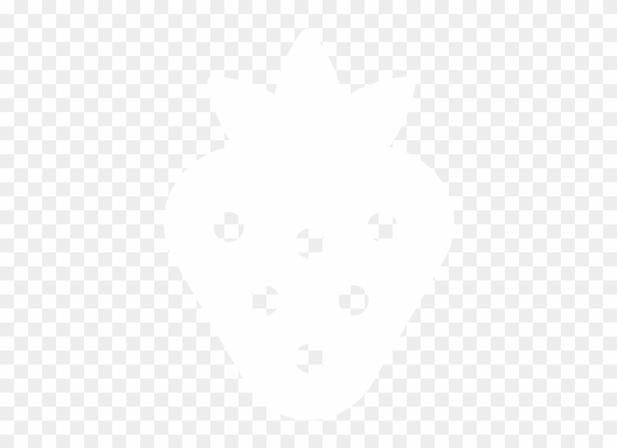 Strawberry Picking - White Strawberry Logo Png Clipart
