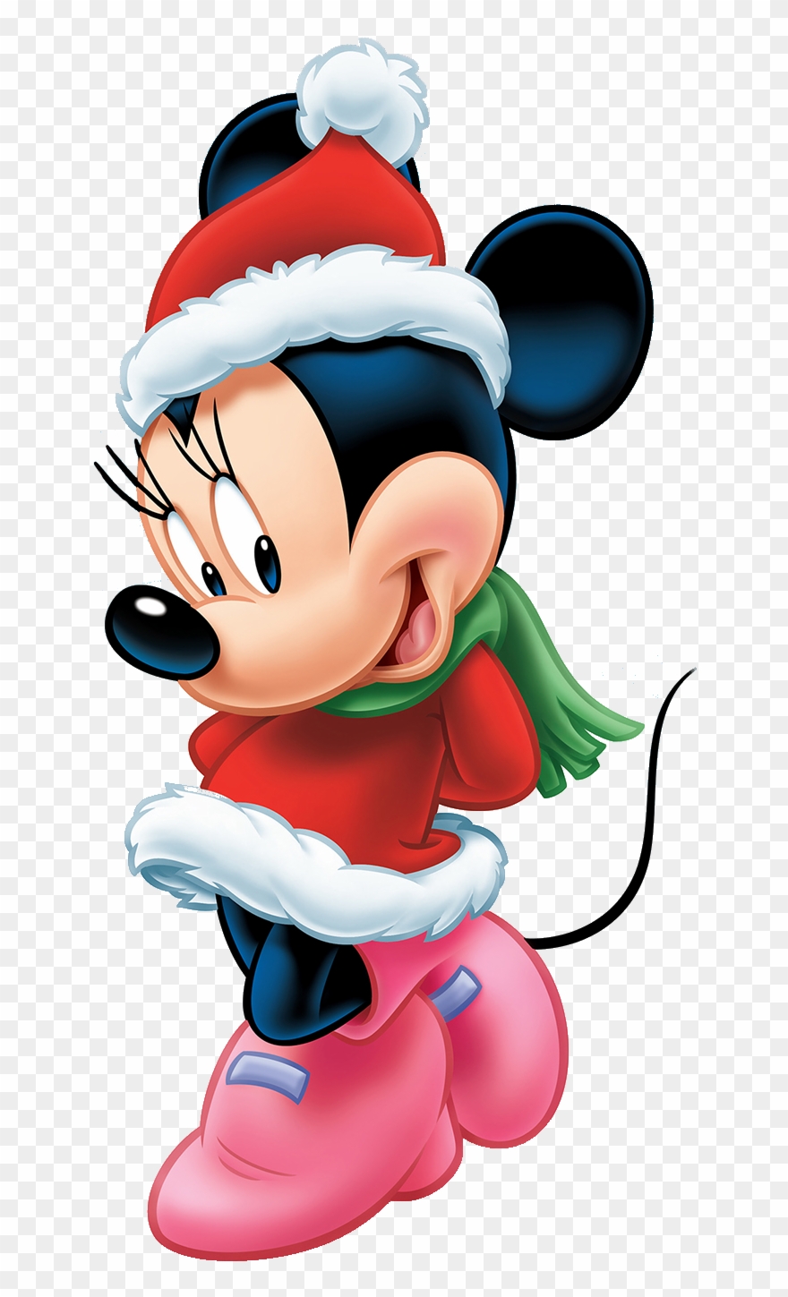 Minnie Mouse Png Free Download Best Minnie Mouse Png - Minnie Mouse De Navidad Clipart