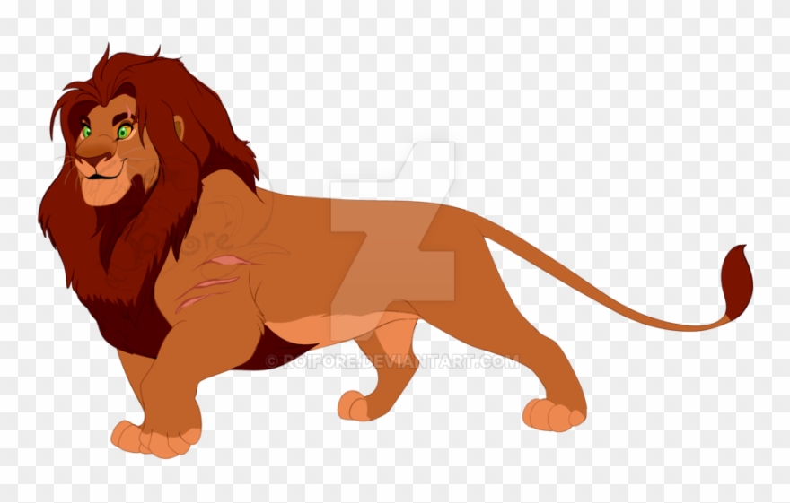 Smore Clipart Black And White - Masai Lion - Png Download