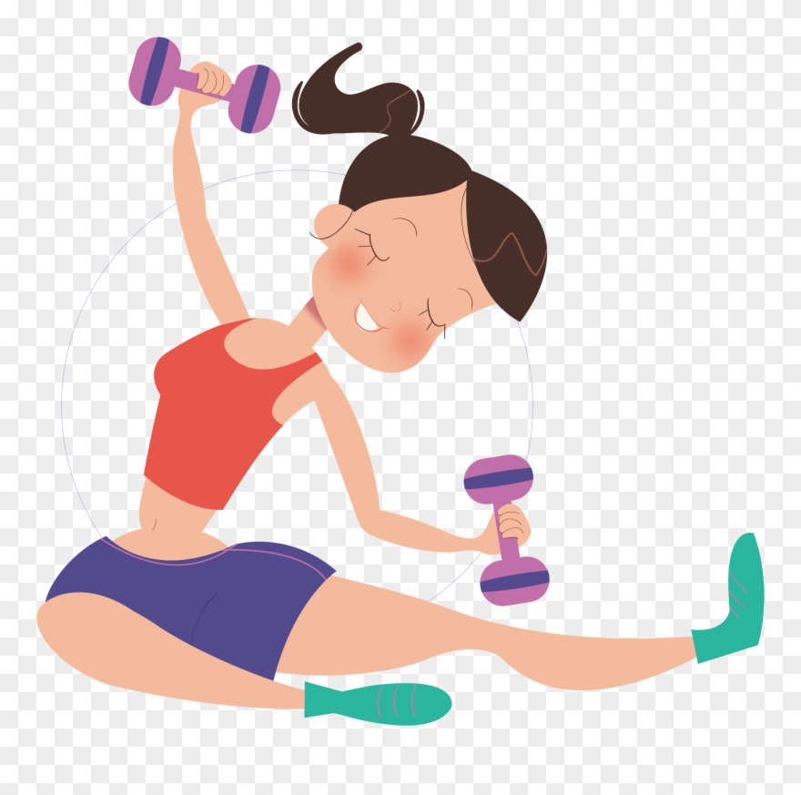 Barbell Bodybuilding Woman Transprent Png Free Download - Women Bodybuilder Png Cartoon Clipart