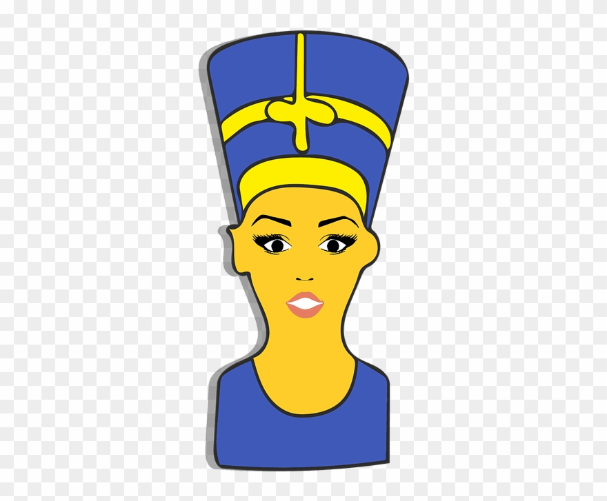 Nefertiti, Emoji, Clipart, Sticker, Shocked - Nefertiti Emoji - Png Download