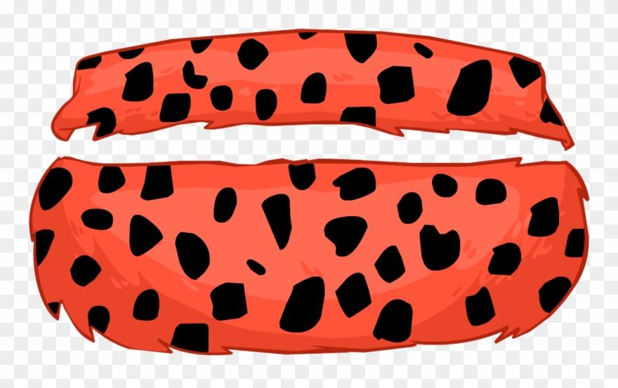 Fuzzy Polka Dot Bikini Clipart