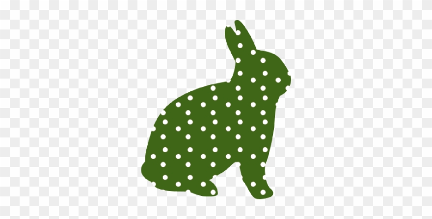 Polka Dotted Rabbit Clipart Has - Png Download