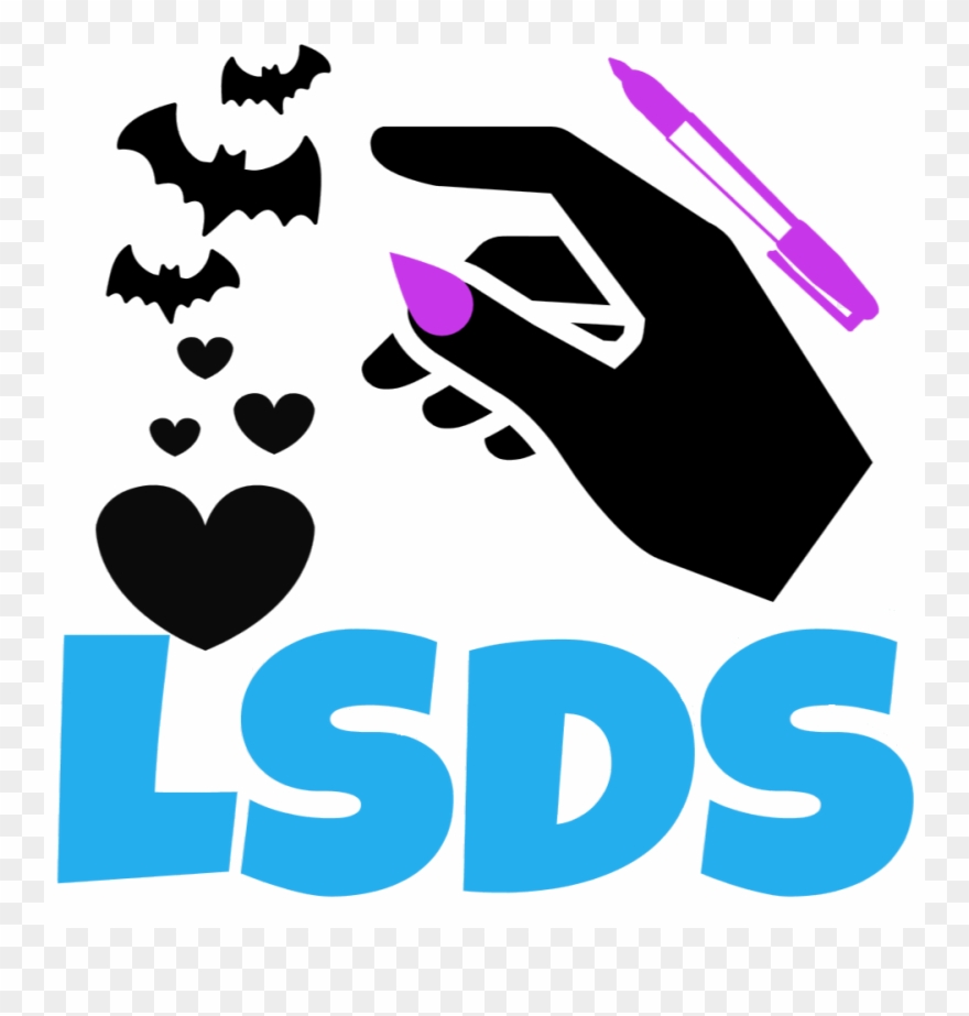 Black Fake Nails Long Oval Gothic Wedding Bride Almond - Bff Disegni Migliore Amiche Clipart