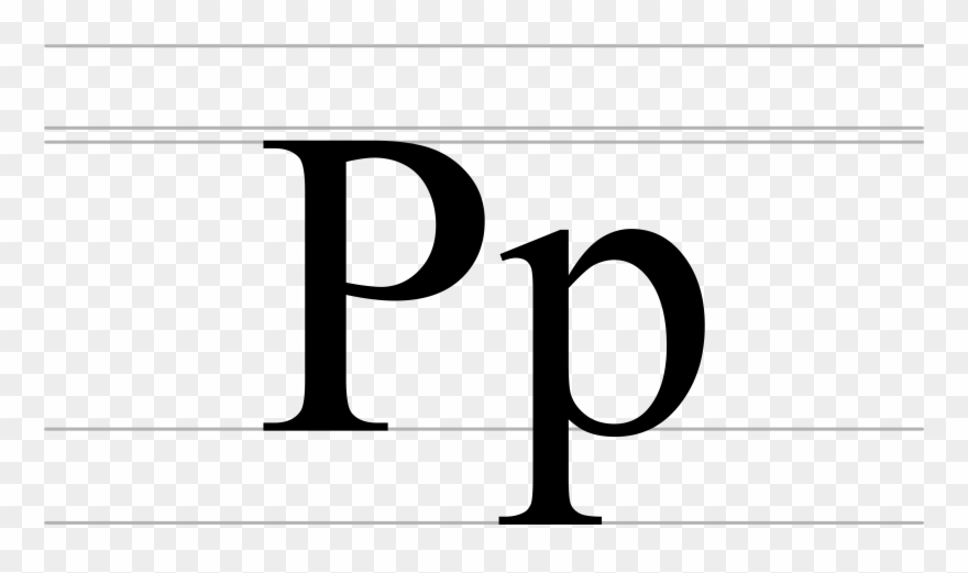 File Cyrillic Letter Er Uppercase And Svg - Uppercase And Lowercase P Clipart