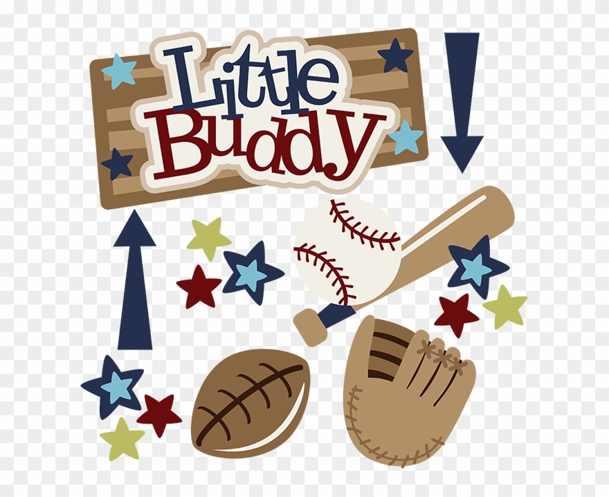 Little Buddy Svg Boy Svg Files Footbal Dvg File Baseball - Clip Art Little Buddy - Png Download
