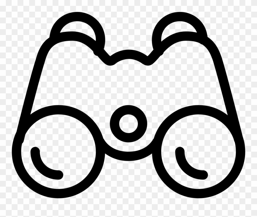 Icon Free Download Png Free Stock - Binocular Icon Clipart
