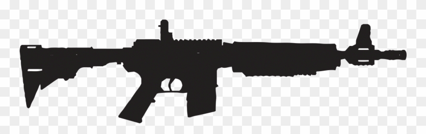 Ar-15 Cliparts - Airsoft M4 Bolt Action - Png Download