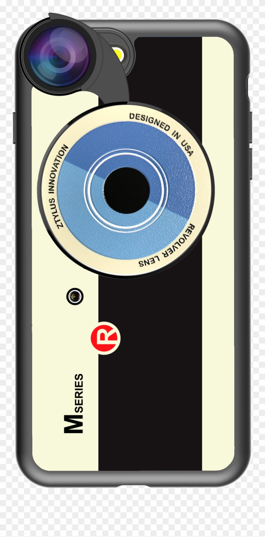 Clip Freeuse Library Plus Ztylus Revolver M - Ztylus Gloss Black Revolver M Series Camera Kit 6 In - Png Download