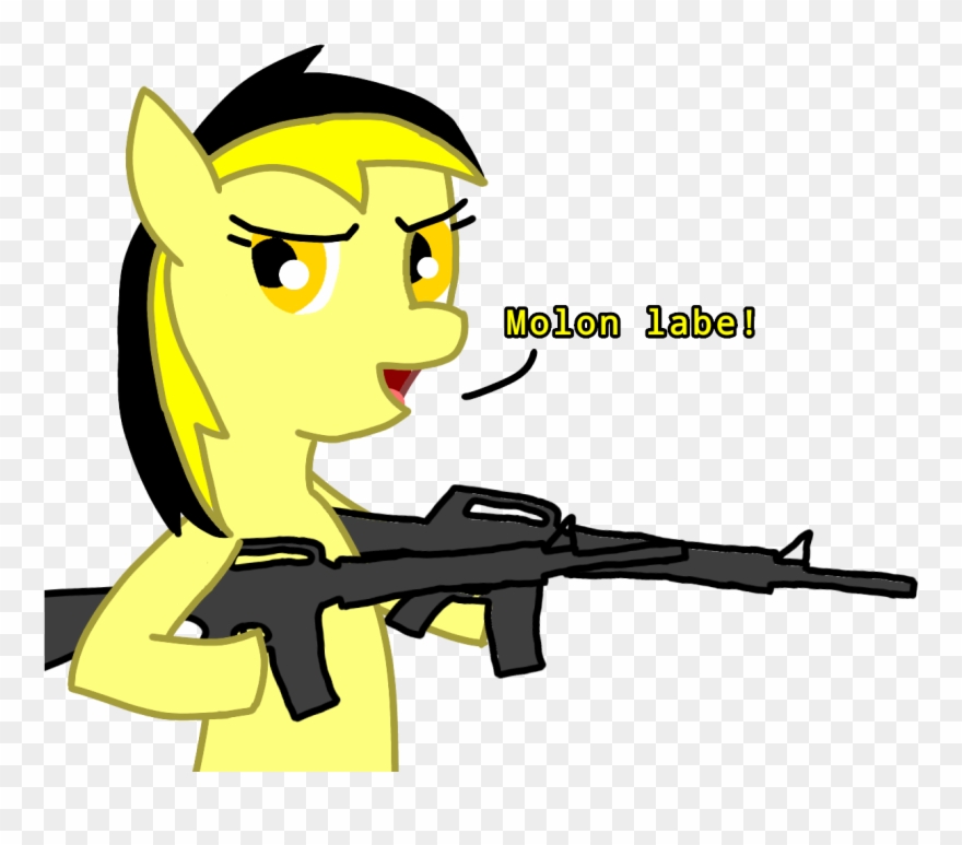 Leslie Fair Molon Labe ) - Cartoon Clipart