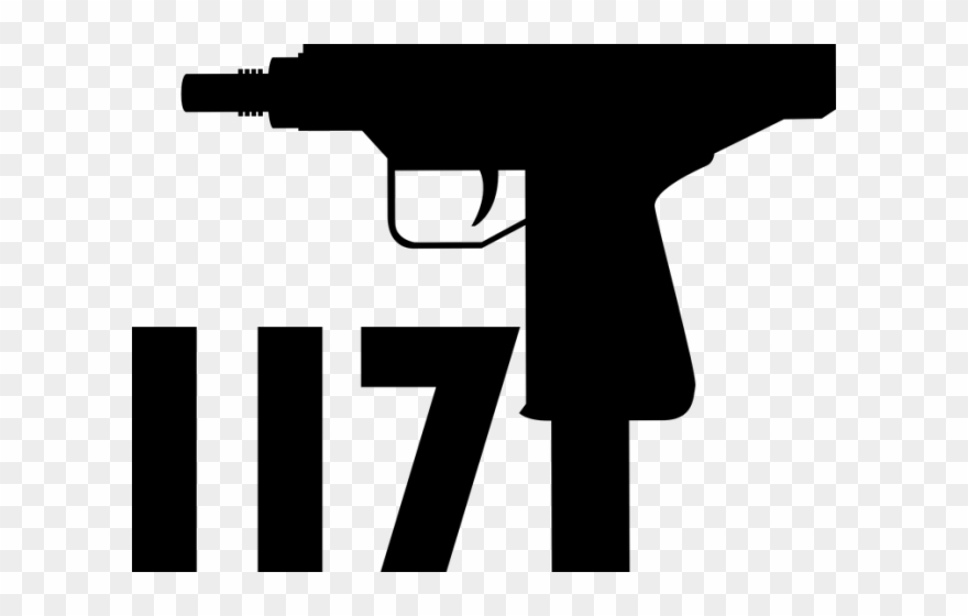 Gunshot Clipart Gun Smoke - Tattoo Uzi - Png Download