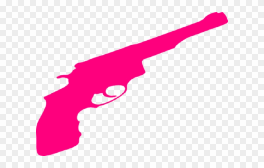 Pistol Clipart Pink Gun - Pink Gun Clipart - Png Download
