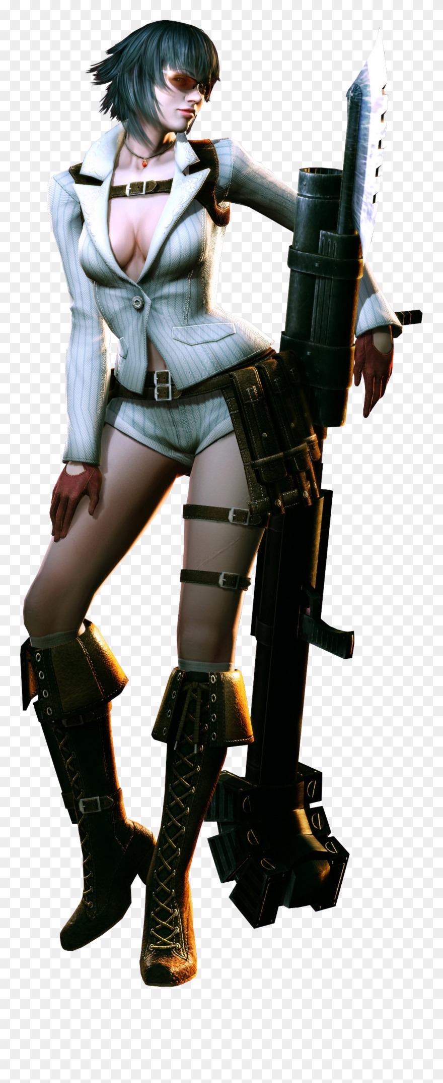 Devil May Cry Clipart Render - Dmc4 Lady - Png Download