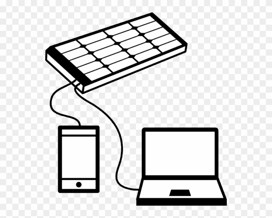 Solar Kits - Charge Laptop Icon Clipart