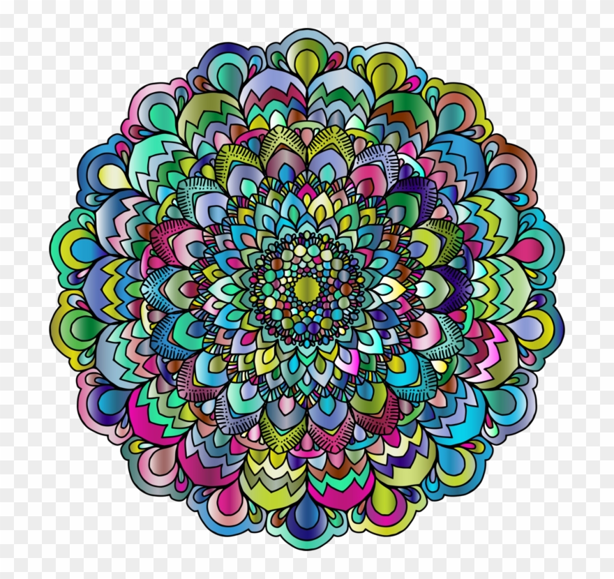 Mandala Floral Design Circle Flower Computer Icons - Free Mandala Flower Png Clipart