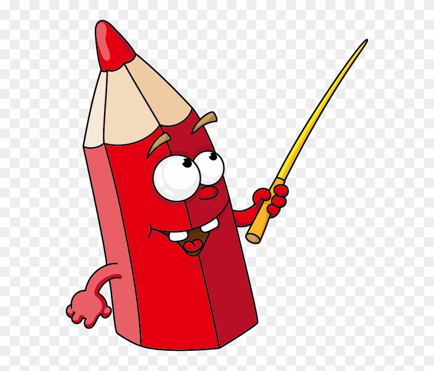 Pencil Clip Art Cute - Cute Pencil Cartoon - Png Download