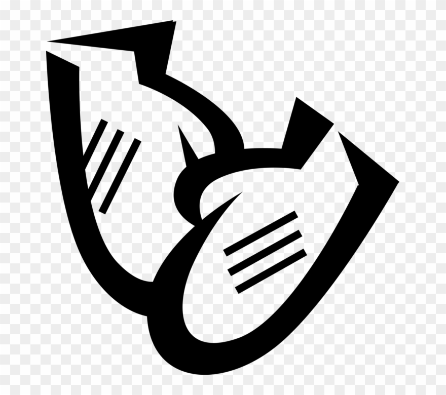 Vector Illustration Of Winter Mitts Or Mittens Keep - Emblem Clipart