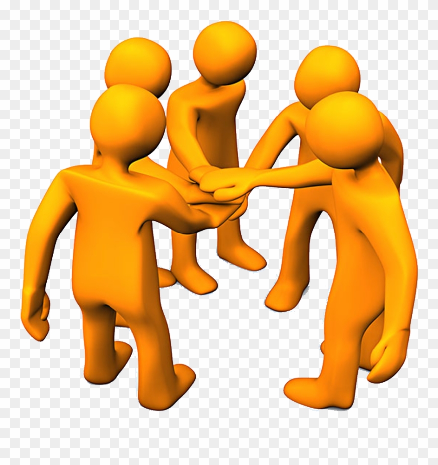 Clipart Hand Teamwork - Team Work - Png Download