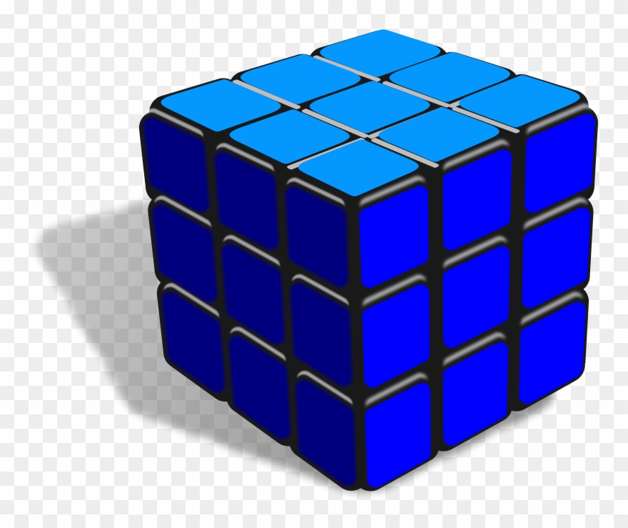 Free Clipart 1001freedownloads Com Donation Drive Clip - Rubik's Cube Same Color - Png Download