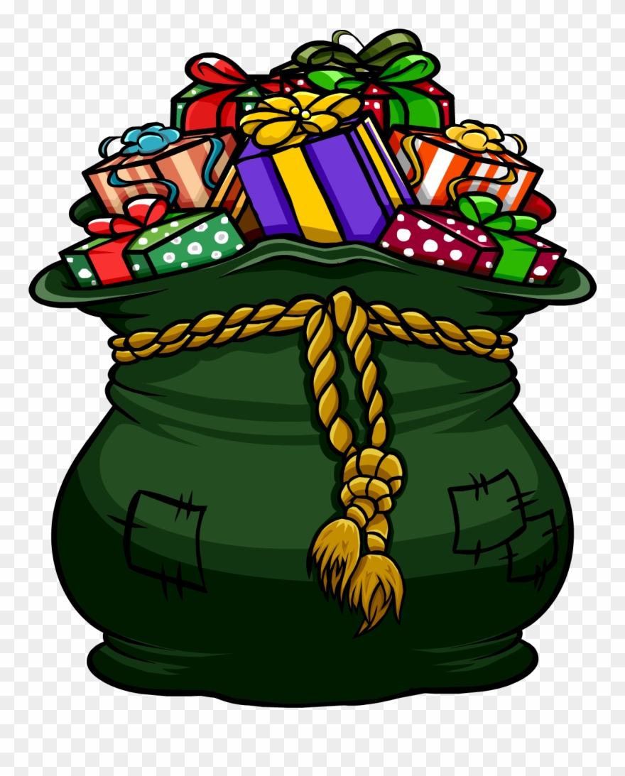 Marbles Clipart Sack - Santa Claus Bag Clipart - Png Download
