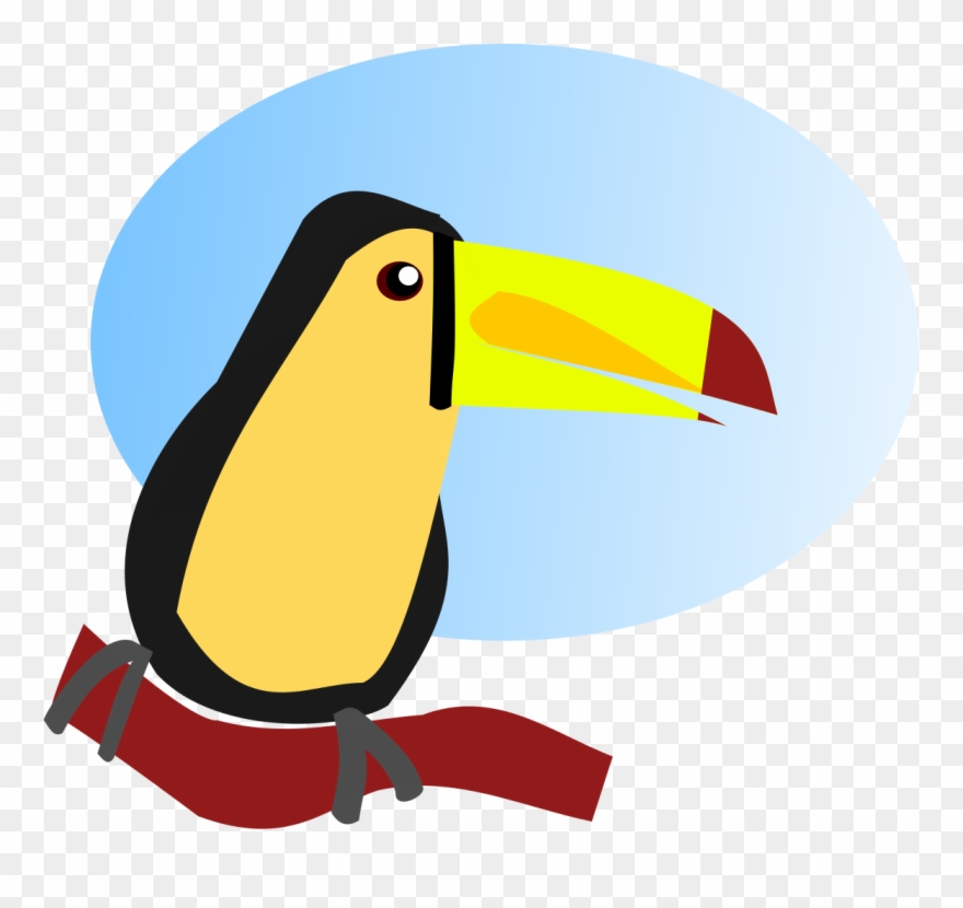Clipart Transparent Toucan Clipart Svg - Drawing - Png Download