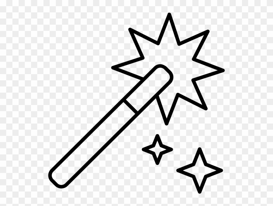 233 × 240 Pixels - Easy To Draw Magic Wand Clipart